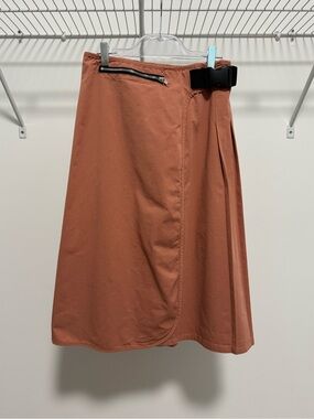 Elements Girls Rust Buckle Pleat Skirt Size 16/18